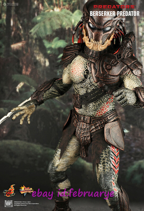 Hot Toys 1/6 Mms130 Predator Berserk Predator Lion Face