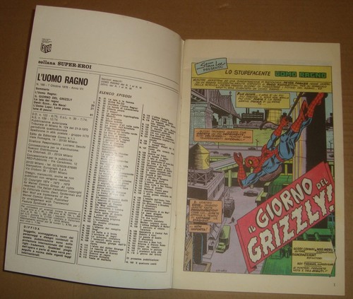 L'UOMO RAGNO 168 IL GIORNO DEL GRIZZLY! EDITORIALE CORNO 7 OTTOBRE 1976 - Foto 13 di 15