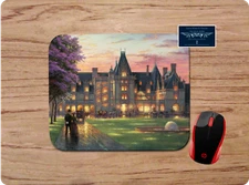 BILTMORE ESTATE NC ART CUSTOM MOUSE PAD DESK MAT NONSLIP HOME SCHOOL OFFICE GIFT