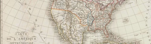 Antike Karte ""Karte von Nordamerika"" (Nordamerika) A.Tardieu, 1821 - Bild 4 von 6