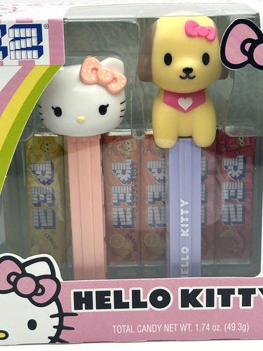 NIB HELLO KITTY Pez Gift Set Hello Kitty & Hello Kitty Puppy Collectible Pez - Picture 2 of 12