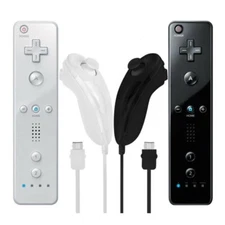 Built-in Motion Plus Wii Remote and Nunchuck Controller for Wii Wii U Holiday