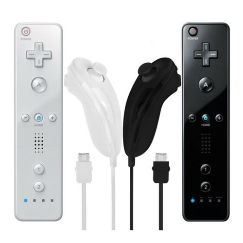 Integrierte Motion Plus Wii Fernbedienung und Nunchuck Controller für Wii Wii U Urlaub - Bild 1 von 233