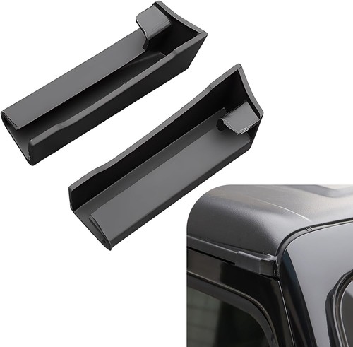 2Pcs Car Roof Water Rain Gutter Extension Parts For Jeep Wrangler JL JT 2018+ - Bild 8 von 17
