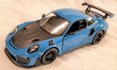 36 Scale Model Porsche 911 GT2 RS Blue 
