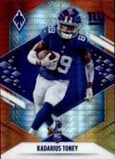 Kadarius Toney RC 2021 Panini Phoenix Fire Burst #110 NFL ROOKIE NY Gia ID:37831