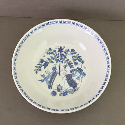 Figgjo Norway Lotte Coupe 8.5" Round Vegetable Bowl ~ Turi Design People & Flora - Picture 12 of 12