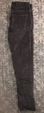 Jcrew - Kids Boy Gray Corduroy Crewcuts Stretch 16 Pants