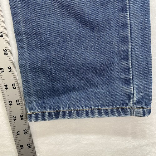 Levis 514 jeans slim straight Boys size 12 reg denim medium wash - flaw - Picture 5 of 15