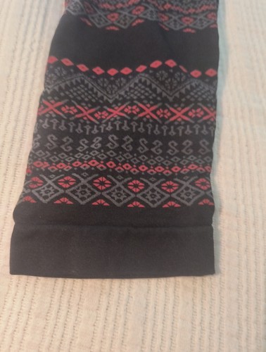 Lane Bryant A/B Red And Black Leggings - Picture 2 of 12