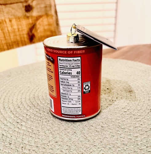 Robert Stanley Home Collection Kürbis Kuchen Dose Ornament 3,63" Höhe x 2,6" Breite x 2,6" Tiefe - Bild 4 von 6