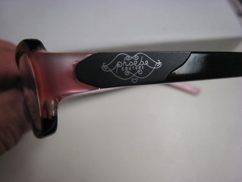 PHOEBE COUTURE Eyeglasses Frame Women's # P 216 BLACK 50-17-135 frame sz - Picture 2 of 4