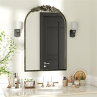 Antique Gold Traditional Arched Mirror Baroque Inspired Wall Decorative Mirrors
