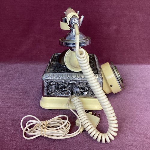 Vintage Style French Victorian Style Rotary Phone *UNTESTED* (3C) MO#8871 - Zdjęcie 8 z 11