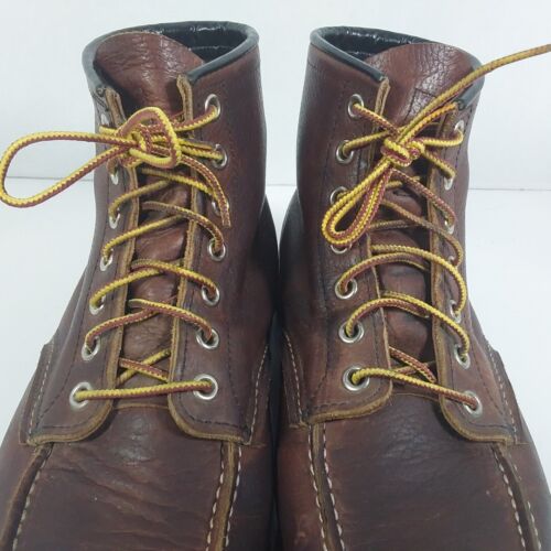 Red Wing Heritage 8138 Herren klassischer Mokassin 6" Briar Oil Slick Stiefel 8 2E USA - Bild 4 von 11