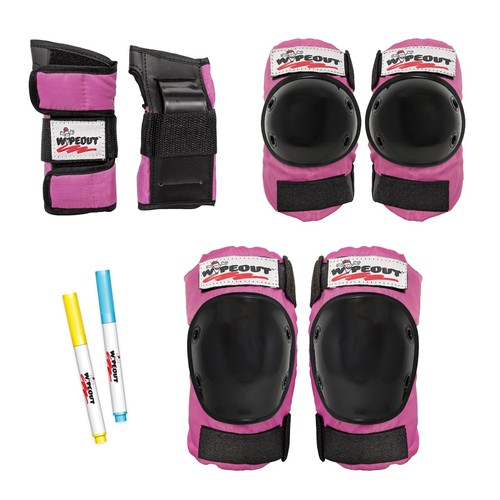 Wipeout Dry Erase Kinder Radfahren Schutz Set Knieschützer Ellenbogenschoner Handgelenkschoner - Bild 27 von 34