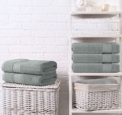 4 Pack 600 GSM Cotton Bath Towels Set 27x54 Inches Utopia Towels - Picture 105 of 135