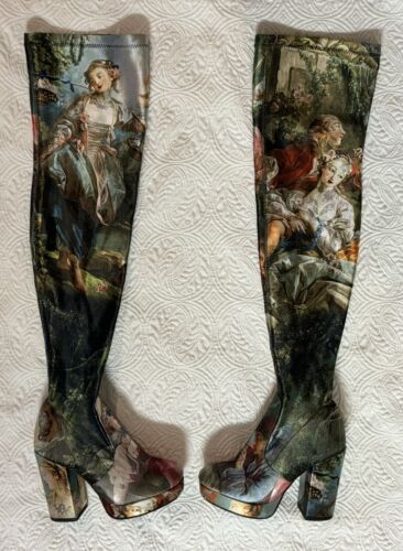 Da Vinci’s Thigh High Boots by Current Mood size 5 - Picture 2 of 24