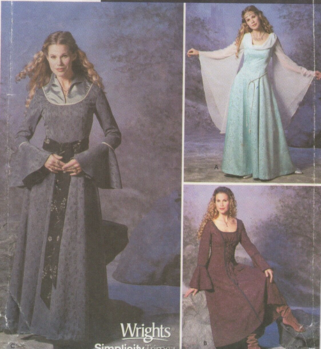 Simplicity Sewing Pattern 9891 Costumes Dress Gothic Wedding Size 6 - 12 New - Picture 13 of 13