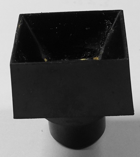 Klampe ROBUR Carre 19 X 25 MM Pose Glas Base Plate Bakelit