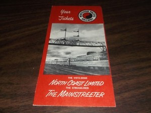 NOVEMBER-1961-NORTHERN-PACIFIC-NORTH-COAST-LIMITED-MAINSTREETER-TICKET-ENVELOPE