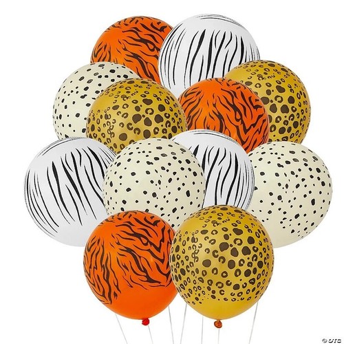 Ballons - Confetti Balloons & Safari Jungle Theme – Party Decoration Set - Picture 8 of 10