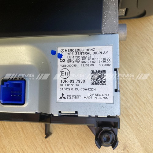 Genuine Mercedes OEM W205 Multifunction Command Display Unit A2059002211 - Picture 3 of 24