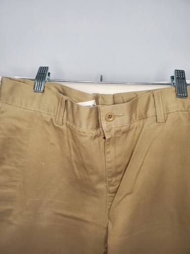 Unisex Kids School Land’s End Tan Khaki Pants Size 18 (164-170 CM) 14-15 Year - Picture 4 of 12