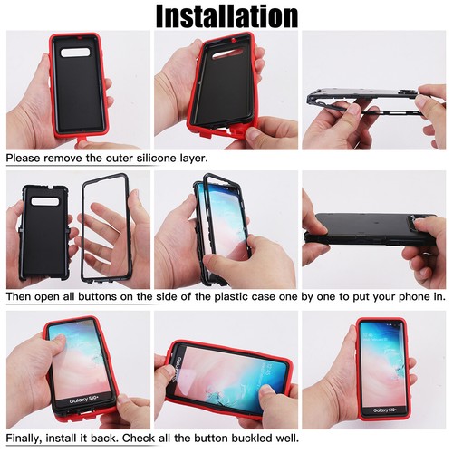 For Samsung Galaxy S10e Case Heavy Duty Shockproof Rugged Protective Phone Cover - Picture 9 of 10