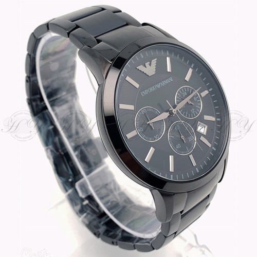New Emporio Armani AR2453 Chronograph Stainless Steel Classic Men's Casual Watch - Picture 5 of 6