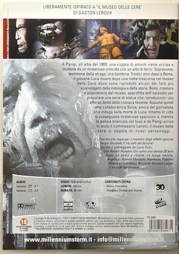 Dvd M.D.C. Maschera di Cera di Sergio Stivaletti 1997 Usato - Foto 2 di 2