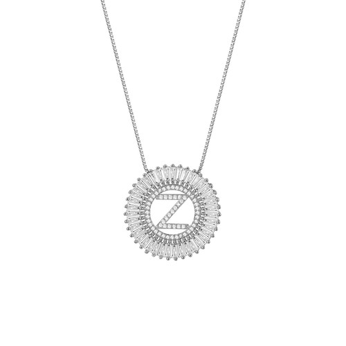 A-Z Alphabet Initial Letter Necklace Rhinestone CZ Pendant Gift For Women Girls - Picture 11 of 12