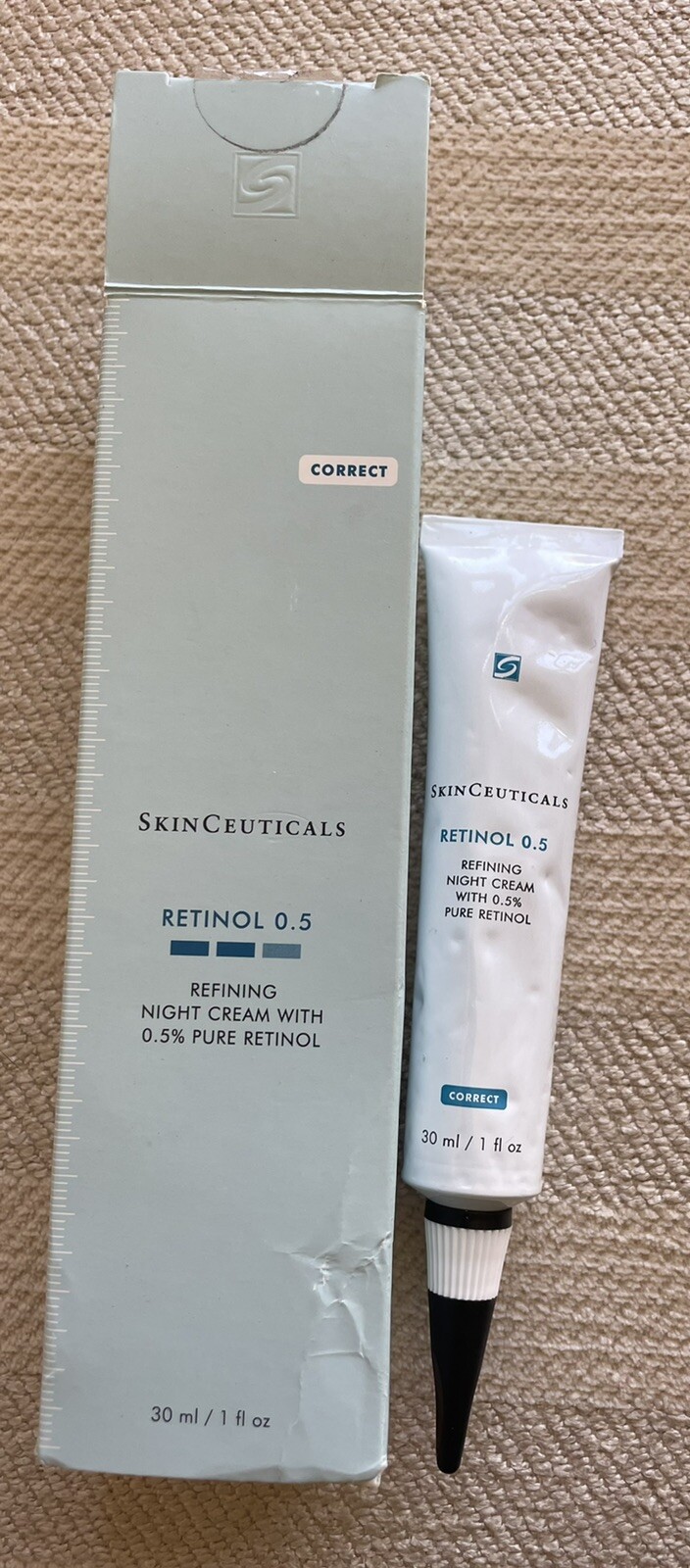 SkinCeuticals Retinol 0.5 Refining Night Cream 0.5% Pure Retinol 1 Oz ...