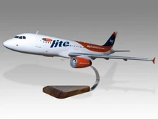 Airbus A320 MyTravel Lite Desk Wood Airplane Model Large Scale 1/100