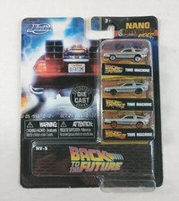Jada Toys Nano Hollywood Rides Back to the Future DeLorean Die Cast Collectible