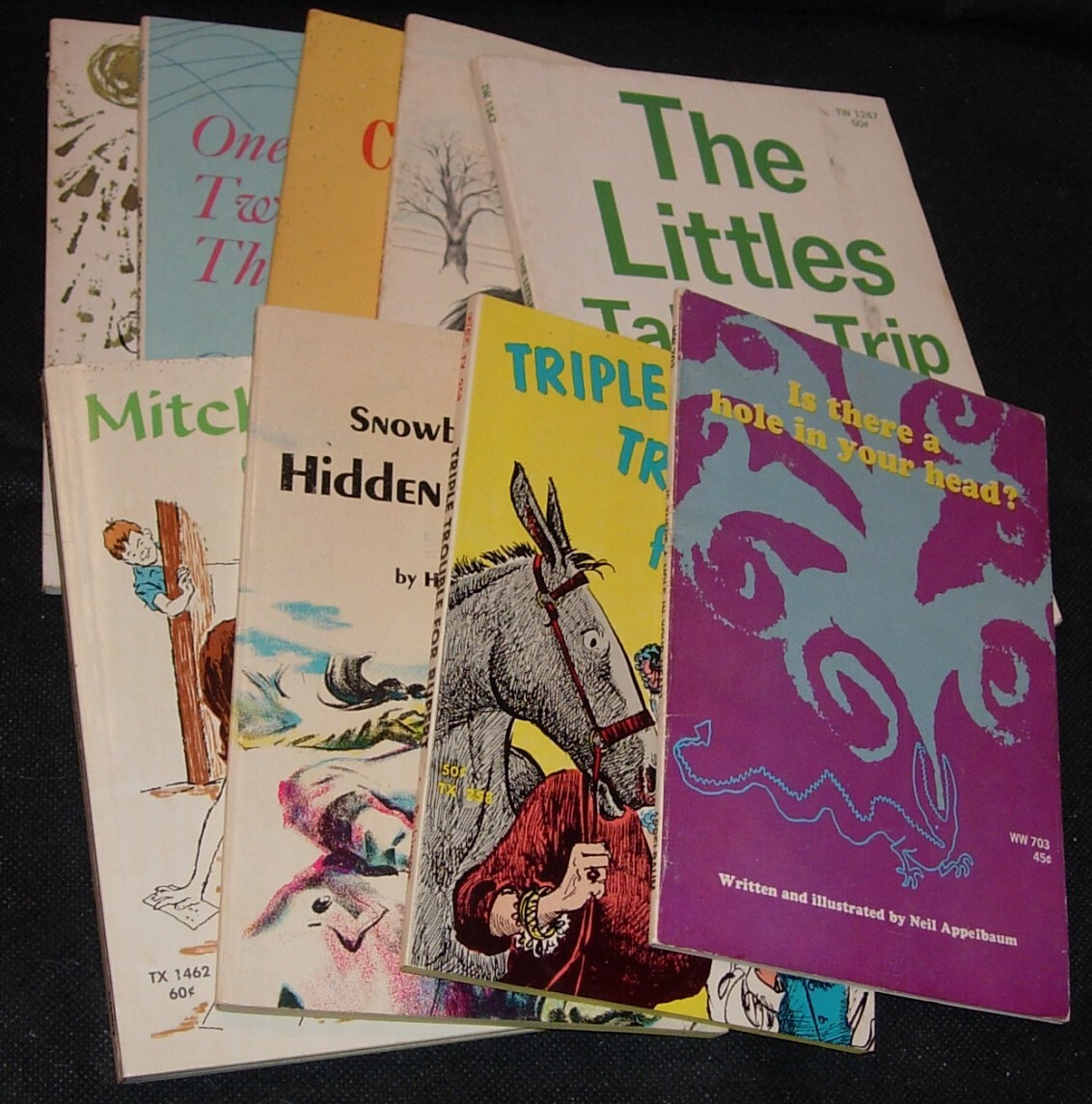 Vintage Scholastic,Young Readers,SCs,1960s,illustrated,lot of 11
