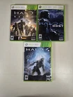 Xbox 360 Halo Lot 3 Games: Halo 3 ,Halo 4 ,Halo Reach