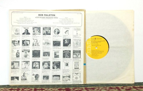 Bob Ralston: Most Requested Songs on Lawrence Welk TV Show, 1976 LP - EX Vinyl - Picture 3 of 3