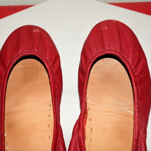 Tieks by Gavrieli Leather Ballet Flats Red Women 8 - Picture 14 of 19