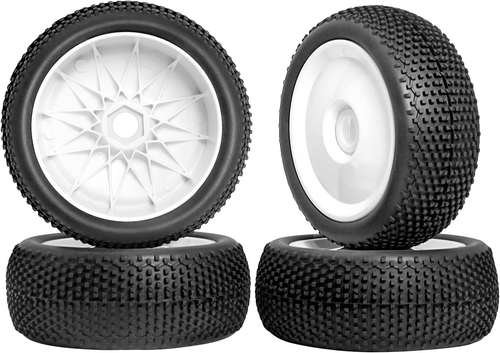 1/8 Scale Buggy Wheels Tires 17Mm Hex RC Wheels and Tires for Arrma Typhon Talio - Picture 8 of 12