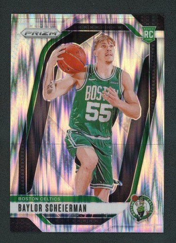 2024-25 BAYLOR SCHEIERMAN 064/249 PANINI PRIZM FLASH SILVER ROOKIE RC #236 - Photo 1/2