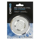 Chef Aid Mini Stainless Steel 40mm Hole Diameter Sink Plug Strainer 10E07273