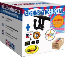 AHK für Mercedes C-Klasse S205 Kombi 14-18 abnehmbar + 13-polig E-Satz ABE