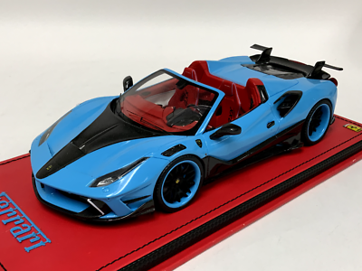 1/18 Mansory Ferrari i 488 Siracusa 4xx Spider Baby Blue