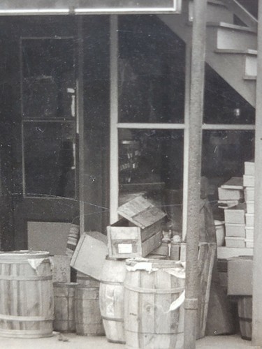 Antique Photo CDV Arrowhead General Store Gas Station Clock Face Pump Signs - Picture 10 of 12