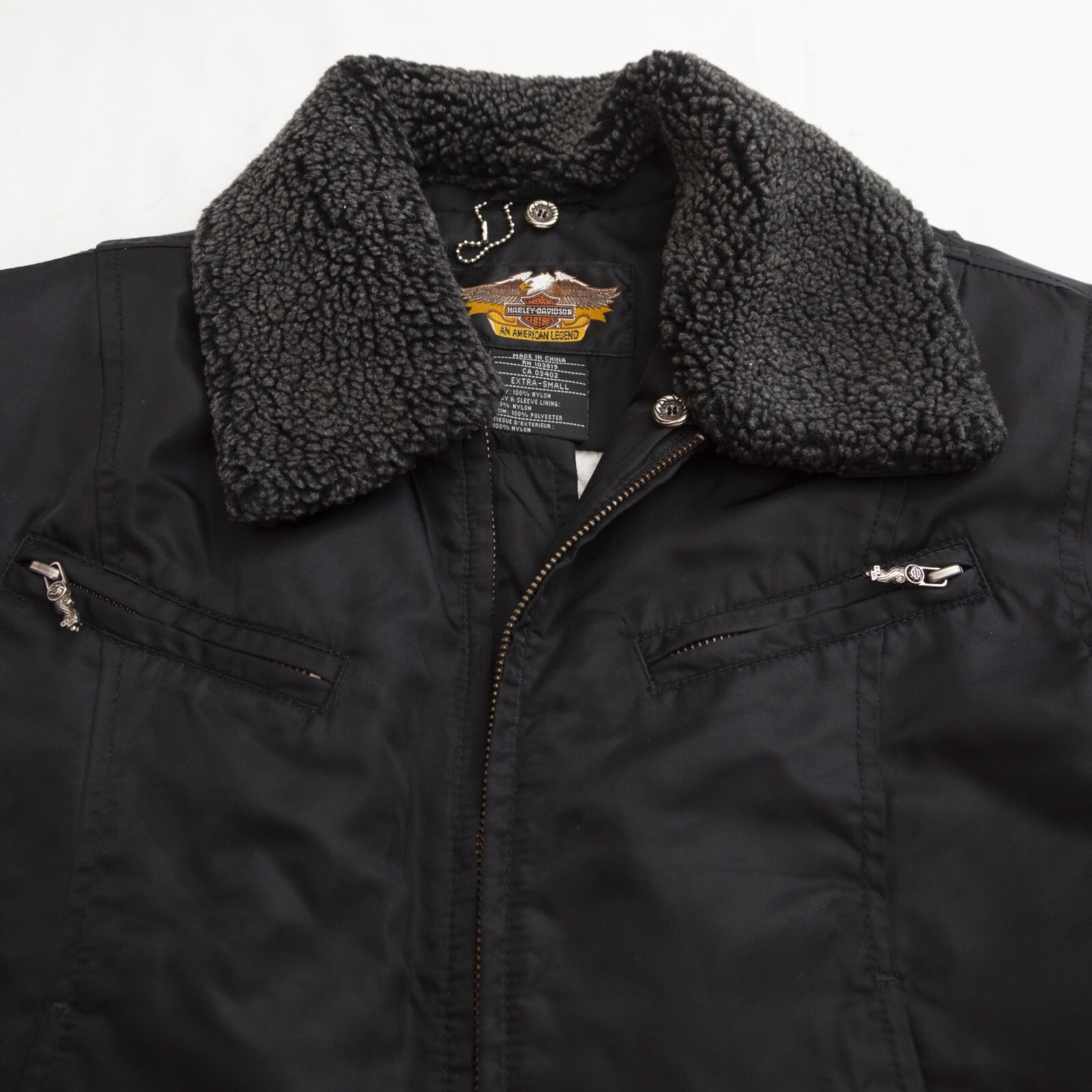 Harley Davidson Womans Light Jacket Size XS - Photo 8 sur 12
