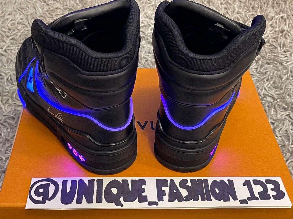 LOUIS VUITTON LED LIGHT UP X480 FIBER OPTIC LV TRAINER LOUIS VUITTON LED LIGHT UP X480 FIBER OPTIC LV TRAINER