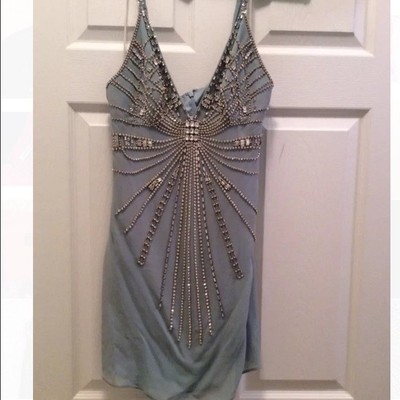 ebay light blue dress