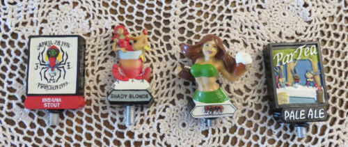 Set of 4 PRISM Tap Handles ~Cheerleader~Insana Stout~Par Tea~ Shady Blonde~ NICE