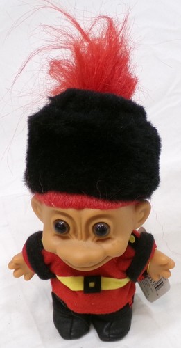 Vintage Russ Berrie Trolls Around the World My Lucky Troll England Original Etikett